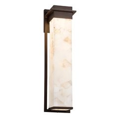 Justice Design Group Pacific Dark Bronze LED Outdoor Wall Light