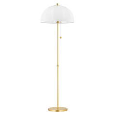 Mitzi Lola Aged Brass 4-Light Flush Mount Light