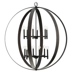 Progress Lighting Allegheny Matte Black Pendant Light