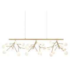 Matteo Lighting Hydrangea Bloom Gold LED Island Light