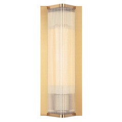Matteo Lighting Palmira Aged Gold Brass LED Sconce