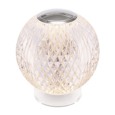 Alora Lighting Marni Polished Nickel LED Table Lamp with Globe Shade