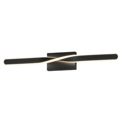 Et2 Pirouette - Bath Vanity Black LED Vertical Bathroom Light