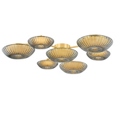 Corbett Lighting Birmingham Vintage Polished Brass LED Flushmount Light