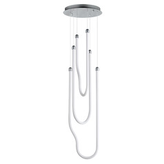 Et2 Soleil Polished Chrome LED Multi-Light Pendant