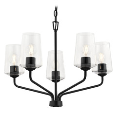 Progress Lighting Celino Black Chandelier