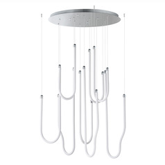 Et2 Soleil Polished Chrome LED Multi-Light Pendant