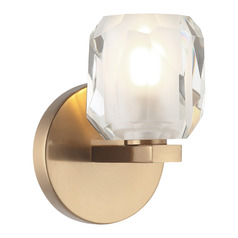 Matteo Lighting Carleton Aged Gold Brass Sconce