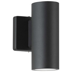 Progress Lighting Ridge 2-Light Textured Black LED Wall Sconce