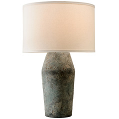 Troy Lighting Artifact Moonstone Table Lamp with Drum Shade
