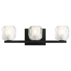 Matteo Lighting Carleton Matte Black Bathroom Light