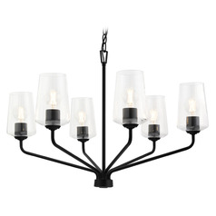 Progress Lighting Celino Black Chandelier