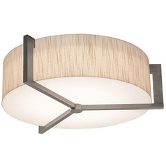 Afx Lighting Apex Weathered Grey Flushmount Light