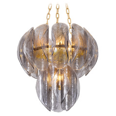 Corbett Lighting Anatase Vintage Gold Leaf LED Chandelier