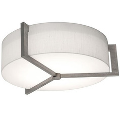 Afx Lighting Apex Weathered Grey Flushmount Light