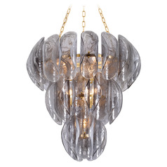 Corbett Lighting Anatase Vintage Gold Leaf LED Chandelier