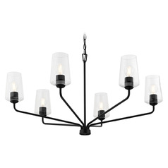 Progress Lighting Celino Black Chandelier