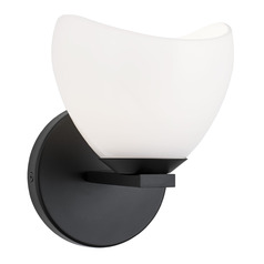 Matteo Lighting Uptowne Black Sconce
