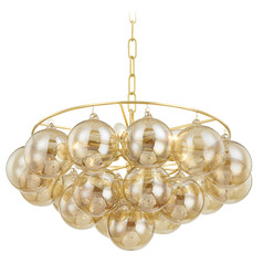 Mitzi Cora Aged Brass 6-Light Chandelier