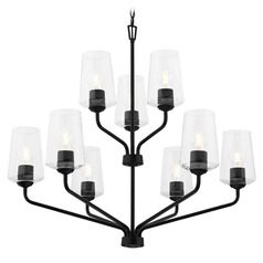 Progress Lighting Celino Black Chandelier