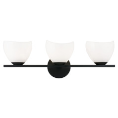 Matteo Lighting Uptowne Black Bathroom Light