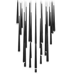 Modern Forms Cascade Black LED Multi-Light Pendant