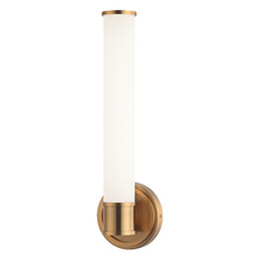 Matteo Lighting Steveston Aged Gold Brass LED Sconce