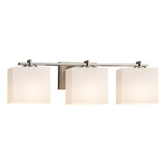 Justice Design Group Era Brushed Nickel Bathroom Light