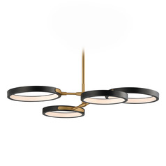 Et2 Hoopla Black & Gold LED Pendant Light