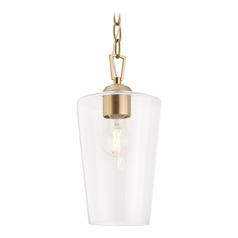 Progress Lighting Celino Champagne Bronze Mini-Pendant Light with Conical Shade
