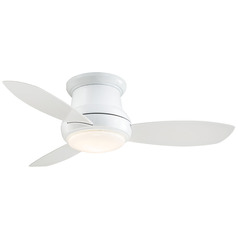 Minka Aire Concept Ii White LED Ceiling Fan with Light