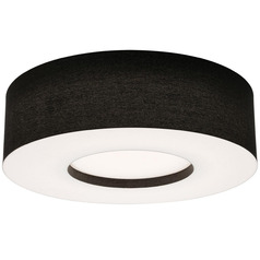 Afx Lighting Montclair Black LED Flushmount Light