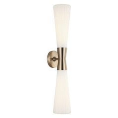 Matteo Lighting Jameson Champagne Gold LED Vertical Bathroom Light