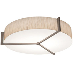 Afx Lighting Apex Weathered Grey LED Flushmount Light