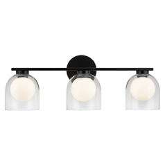 Matteo Lighting Derbishone Black LED Bathroom Light