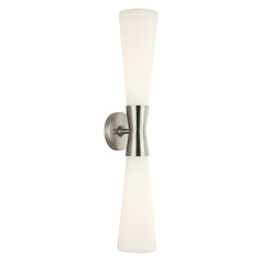 Matteo Lighting Jameson Brushed Nickel LED Vertical Bathroom Light