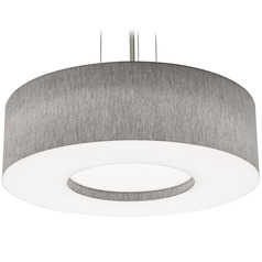 Afx Lighting Montclair Black Pendant Light with Drum Shade