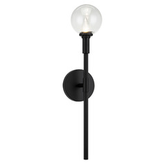 Matteo Lighting Candlestix Black Sconce