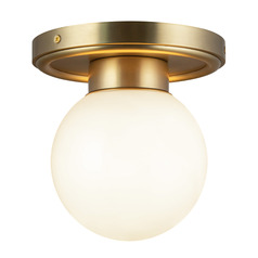 Alora Lighting Alan Pepin Fiore Brushed Gold Semi-Flushmount Light