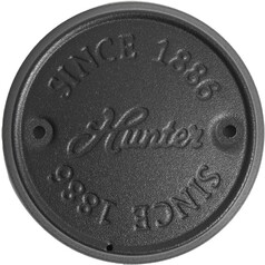 Light Cap in Natural Iron by Hunter Fan Company