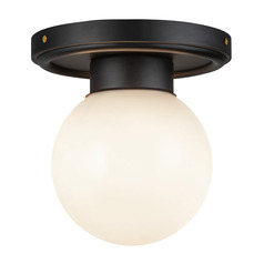 Alora Lighting Alan Pepin Fiore Matte Black Semi-Flushmount Light
