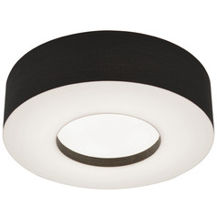 Afx Lighting Montclair Black LED Flushmount Light
