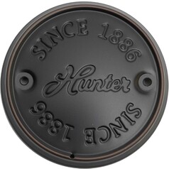 Light Cap in Onyx Bengal by Hunter Fan Company