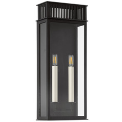 Troy Lighting Gridley Textured Black LED Outdoor Wall Light