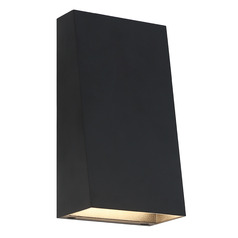 Matteo Lighting Dakota Matte Black LED Outdoor Wall Light