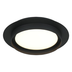 Matteo Lighting Iris Matte Black LED Flushmount Light