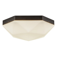 Alora Lighting Alan Pepin Krysta Matte Black Flushmount Light