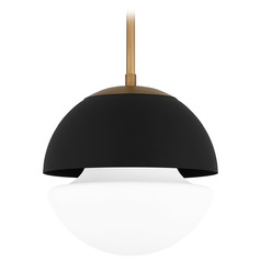 Quoizel Lighting Quoizel Piccolo Pendant Weathered Brass Mini-Pendant Light with Bowl / Dome Shade