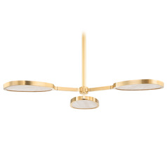 Corbett Lighting Patras Vintage Brass LED Chandelier