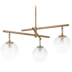 Troy Lighting Wade Patina Brass LED Chandelier
